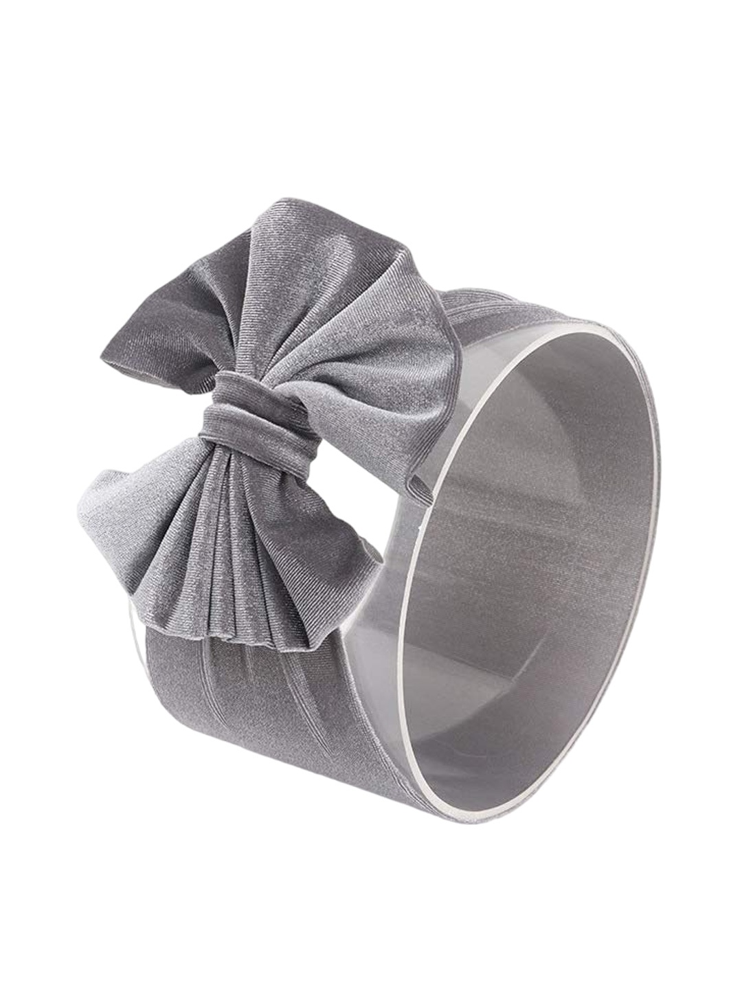 

SYGA Infant Girls Stretchable Flower Bow Hairbands, Grey