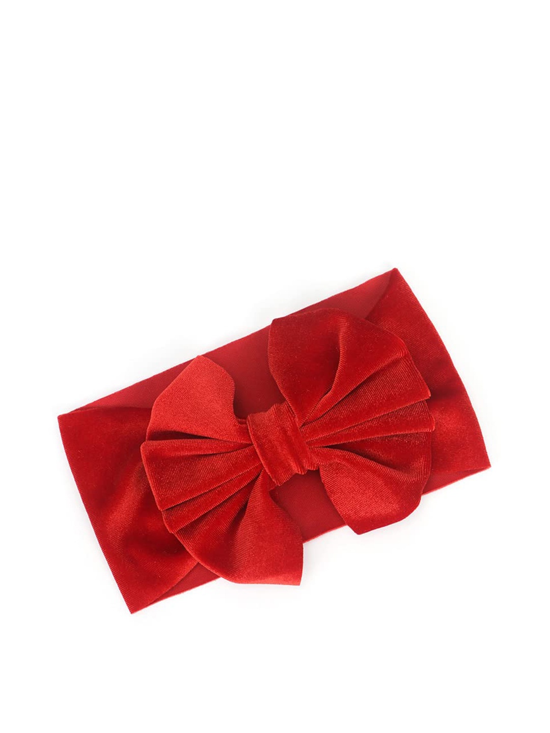 

SYGA Infant Girls Stretchable Flower Bow Hairbands, Red