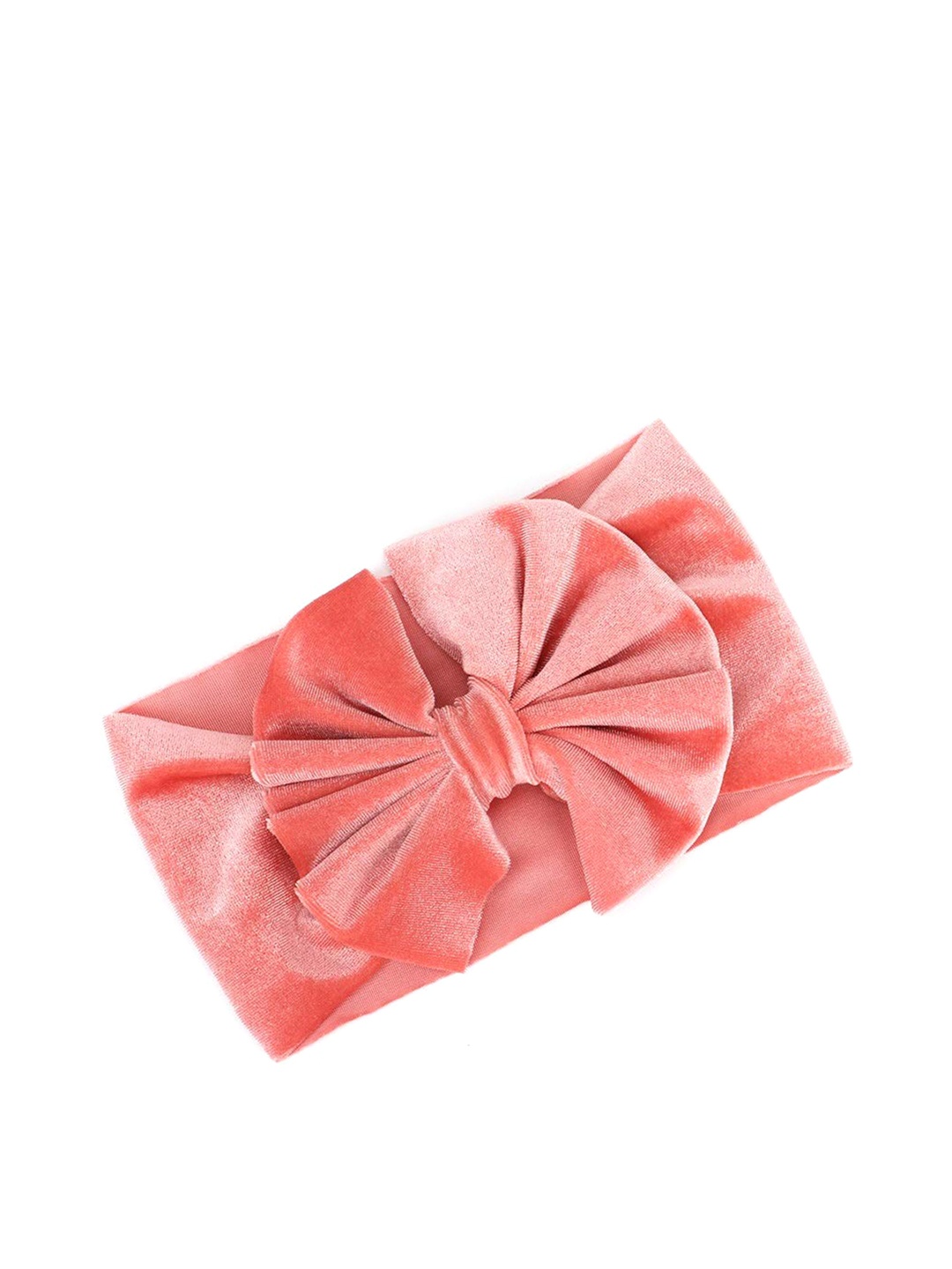 

SYGA Infant Girls Stretchable Flower Bow Hairbands, Peach