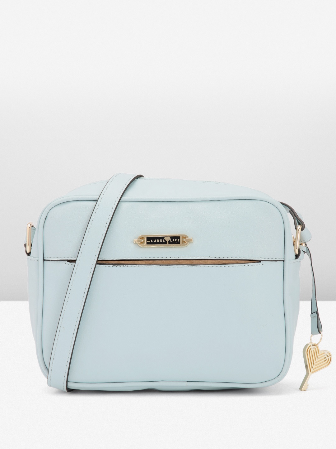 

The Label Life Women Solid Sling Bag, Blue