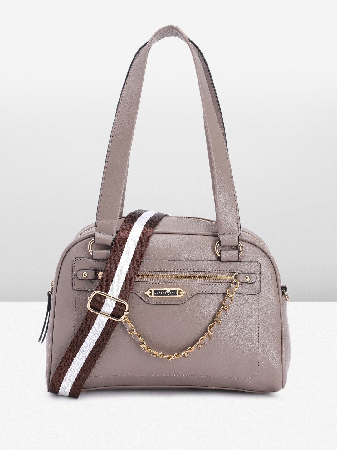 

The Label Life Structured Shoulder Bag, Mauve