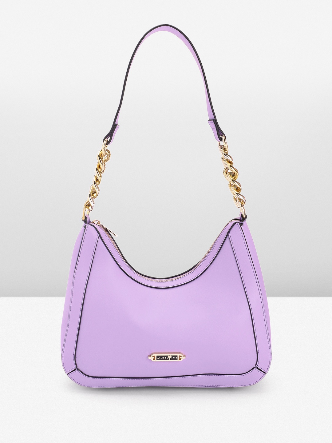 

The Label Life Solid Hobo Bag, Purple