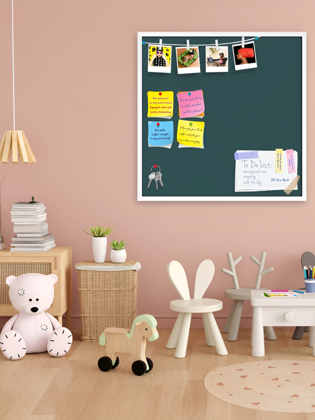 

ArtzFolio White & Green Wooden Bulletin Board
