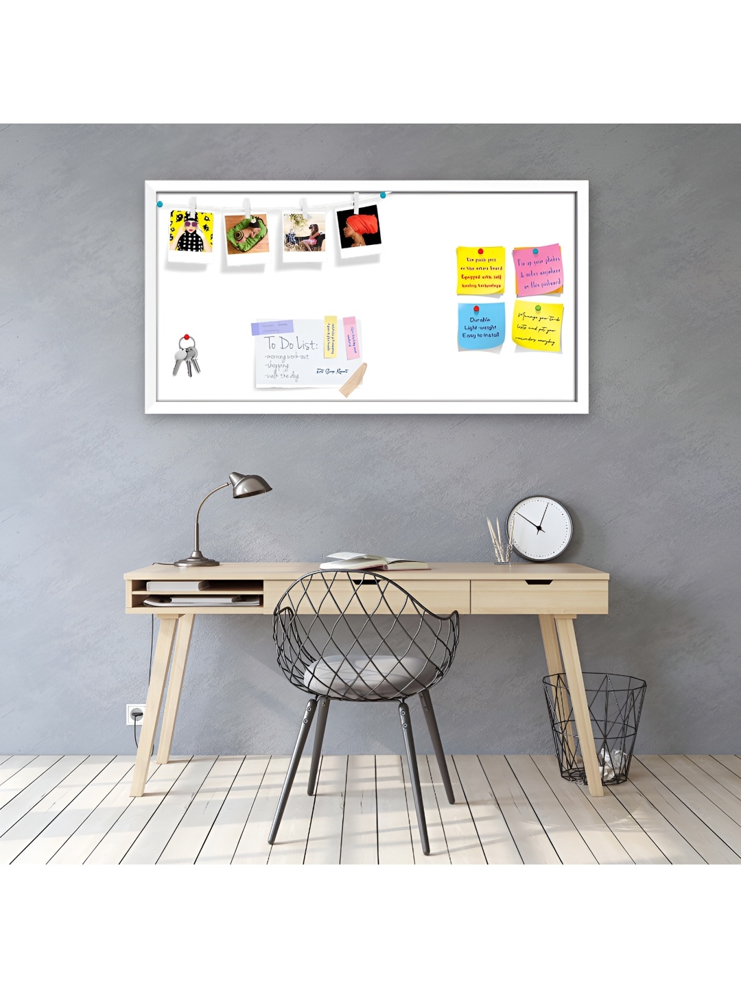 

ArtzFolio White Wooden Bulletin Board