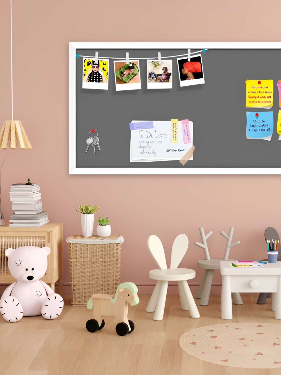 

ArtzFolio White & Grey Wooden Bulletin Board