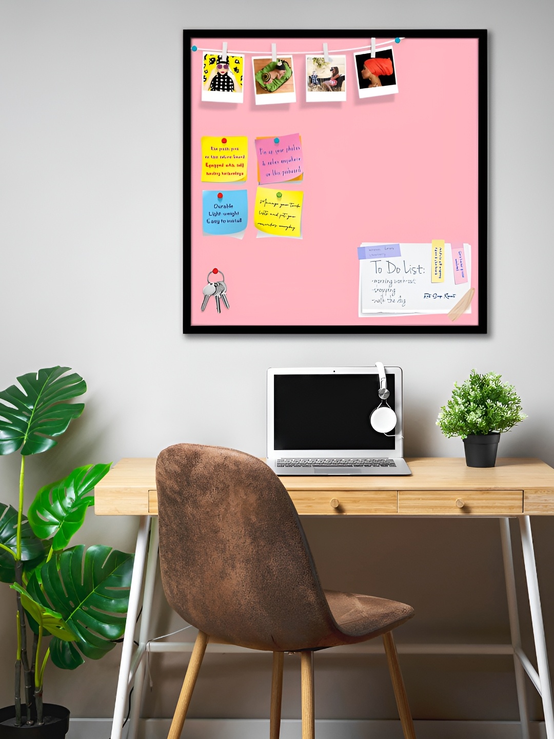 

ArtzFolio Black & Pink Wooden Bulletin Board