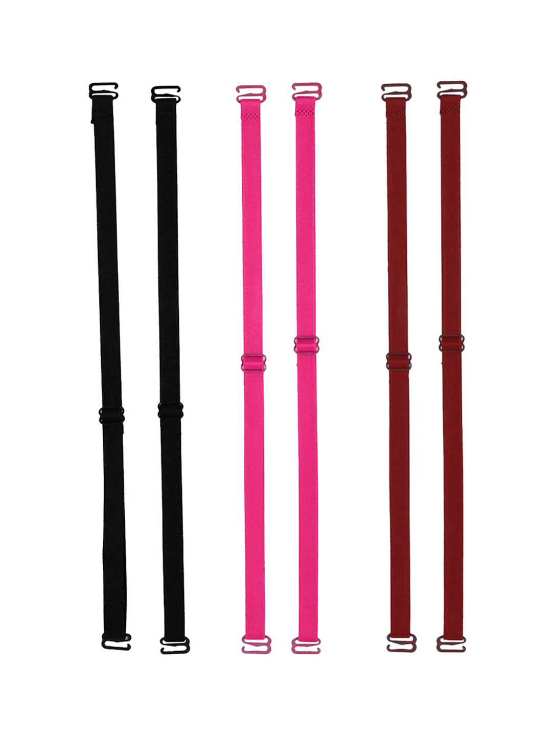 

AROUSY Set Of 3 All Day Comfort Bra Straps and Extenders Lingerie Accessories, Black