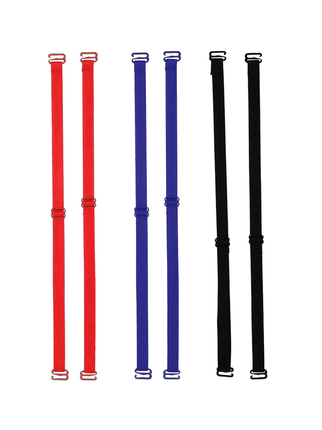 

AROUSY Set of 3 All Day Comfort Bra Straps and Extenders Lingerie accessories, Red