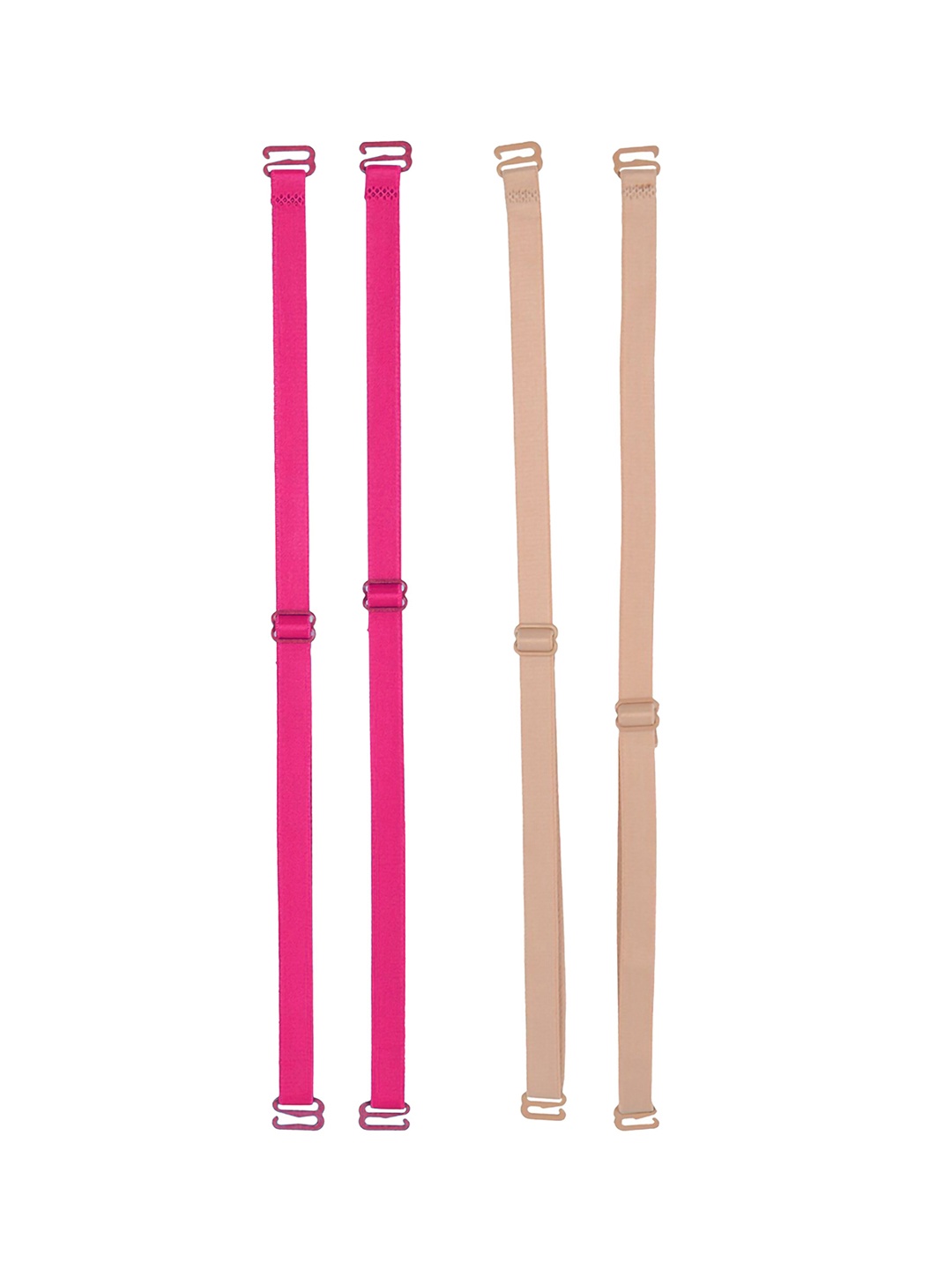 

AROUSY Set of 2 Adjustable Bra Straps With All Day Comfort, Pink