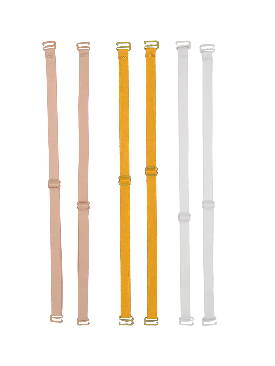 

AROUSY Set of 3 Bra Straps & Extenders With All Day Comfort, White