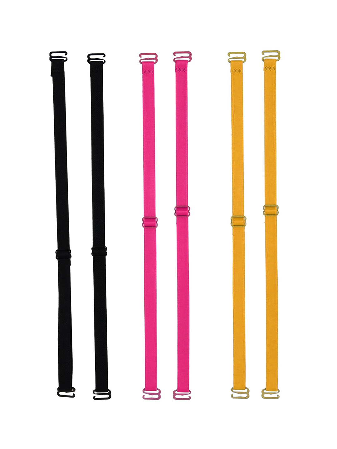 

AROUSY Set of 3 All Day Comfort Bra Straps and Extenders Lingerie accessories, Black