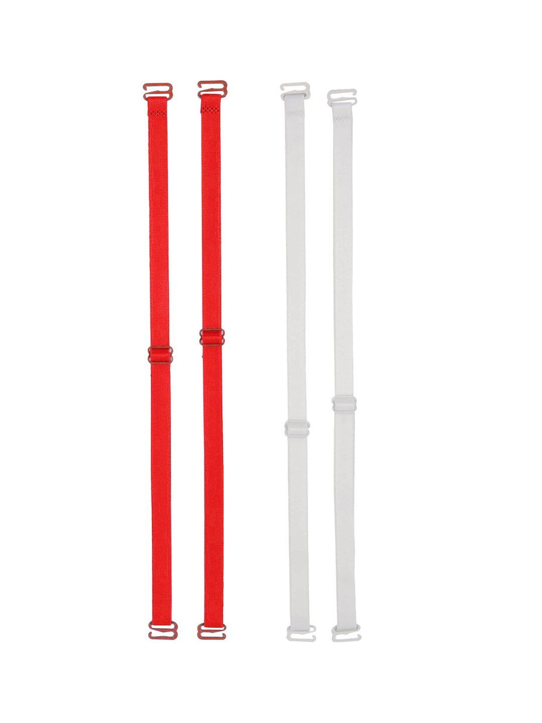 

AROUSY Set Of 2 Adjustable Bra Straps With All Day Comfort, Red
