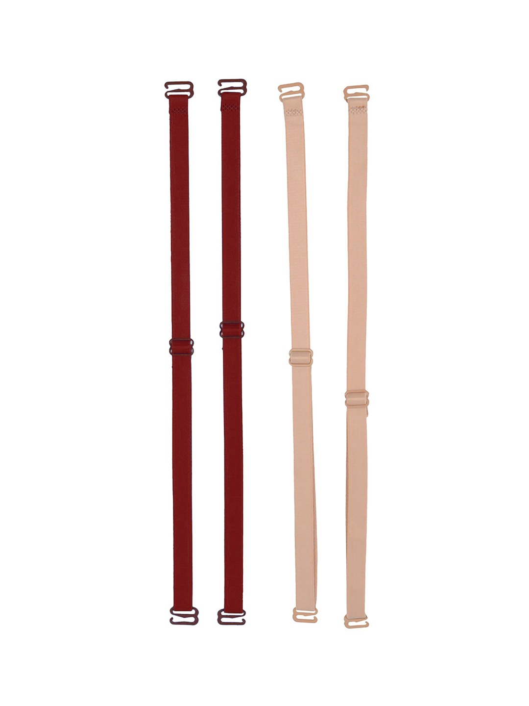 

AROUSY Set of 2 Adjustable Bra Straps With All Day Comfort, Maroon