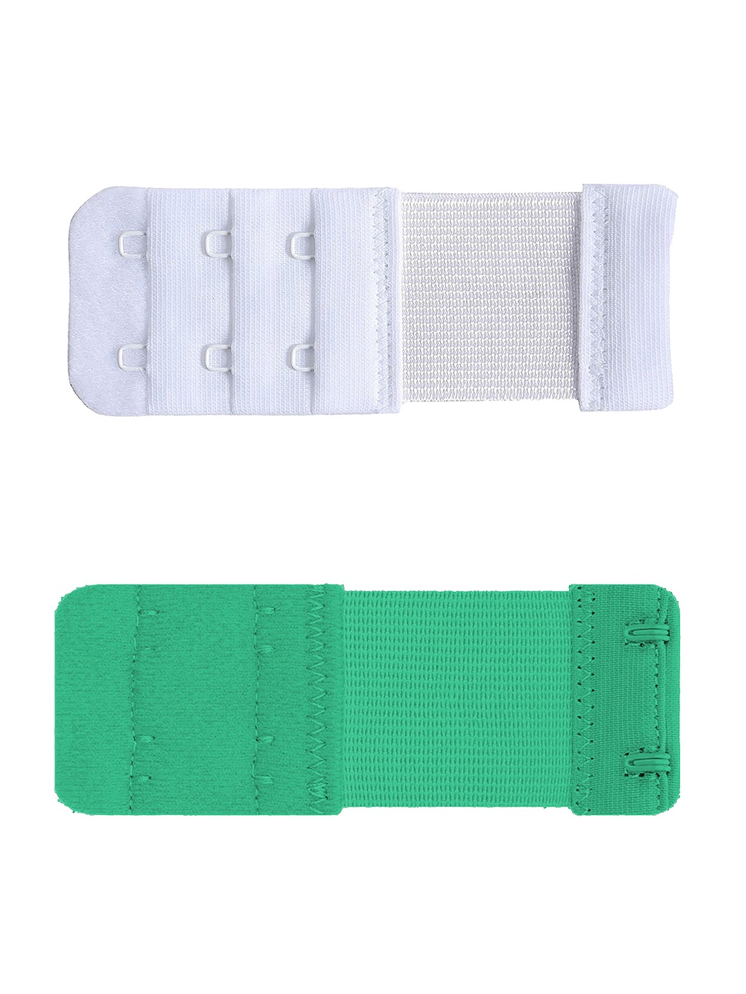 

AROUSY Set Of 2 All Day Comfort Extra Elastic Bra Hook Extender, Green