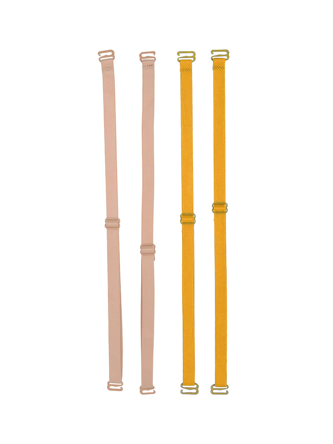 

AROUSY Set of 2 Bra Straps & Extenders With All Day Comfort, Yellow