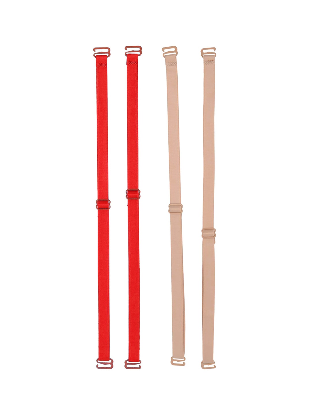 

AROUSY Set of 2 Adjustable Bra Straps With All Day Comfort, Red