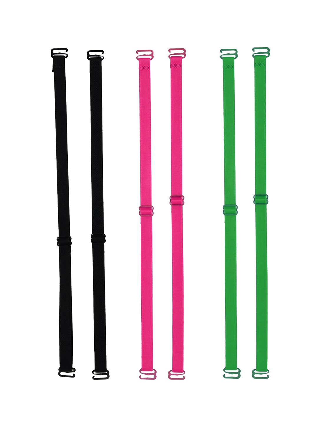 

AROUSY Set Of 3 All Day Comfort Bra Straps & Extenders Lingerie Accessories, Black