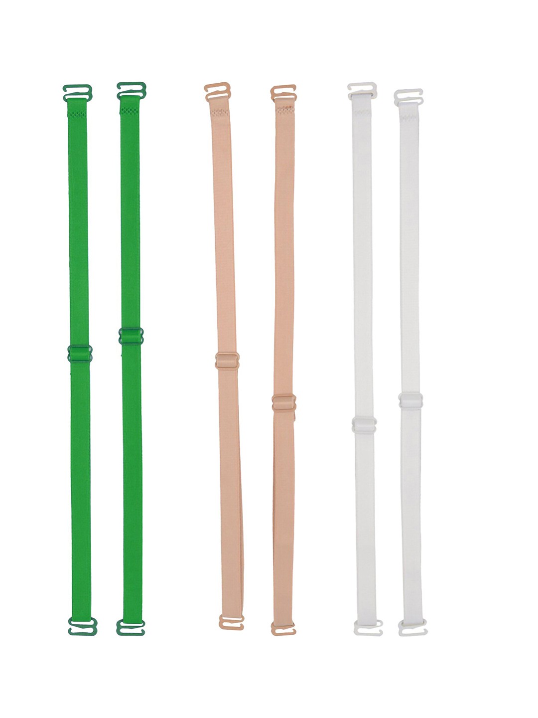 

AROUSY Set of 3 Adjustable Bra Straps With All Day Comfort, Green