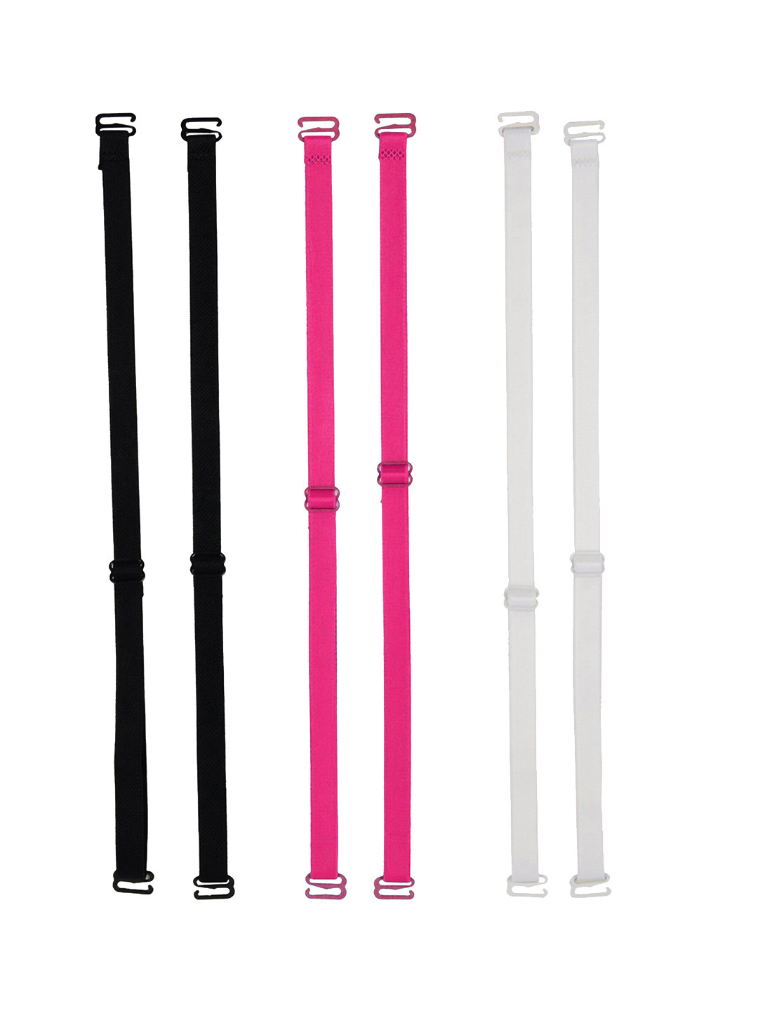 

AROUSY Set of 3 All Day Comfort Bra Straps and Extenders Lingerie accessories, Black