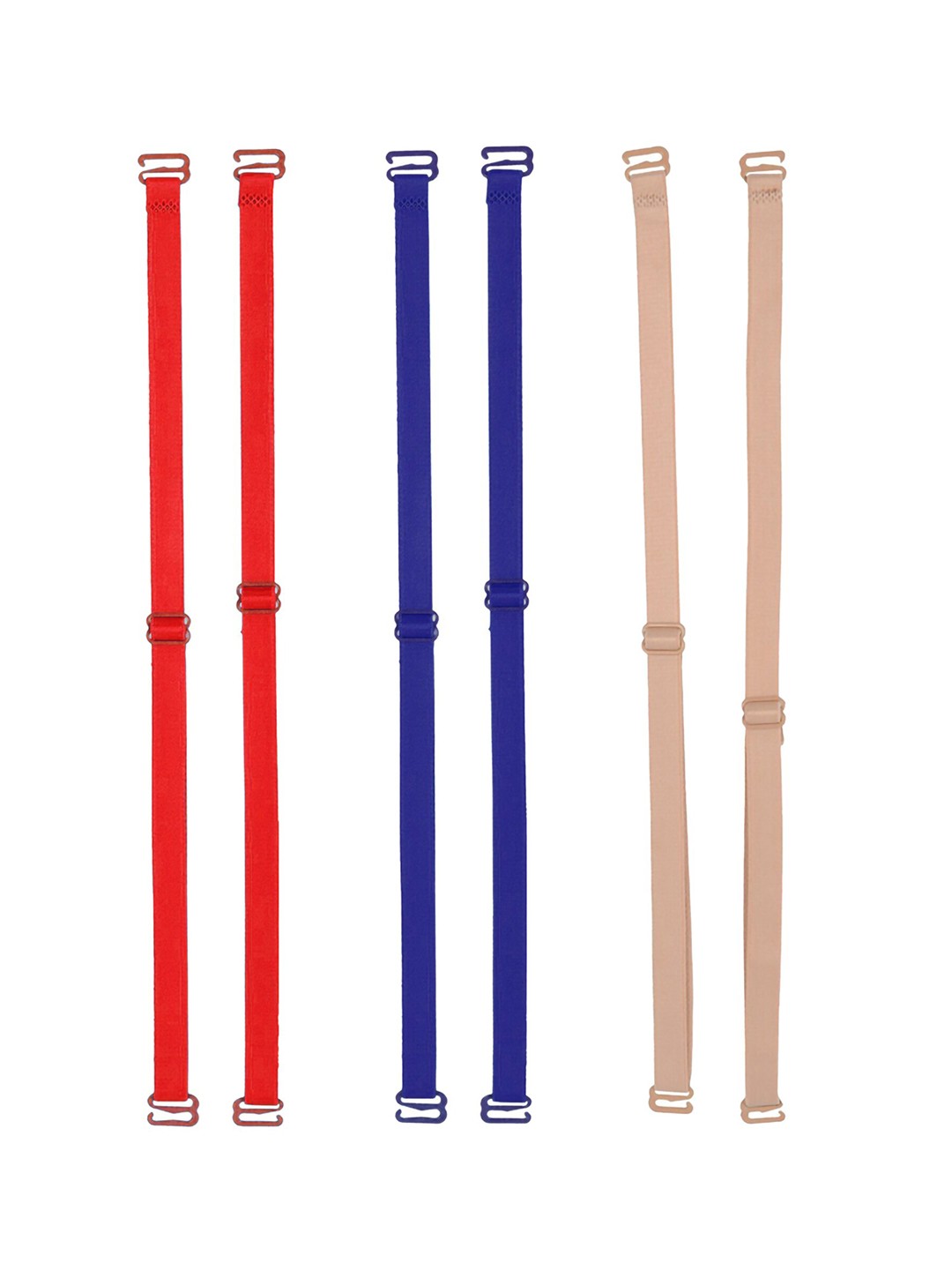 

AROUSY Set of 3 All Day Comfort Bra Straps and Extenders Lingerie accessories, Red
