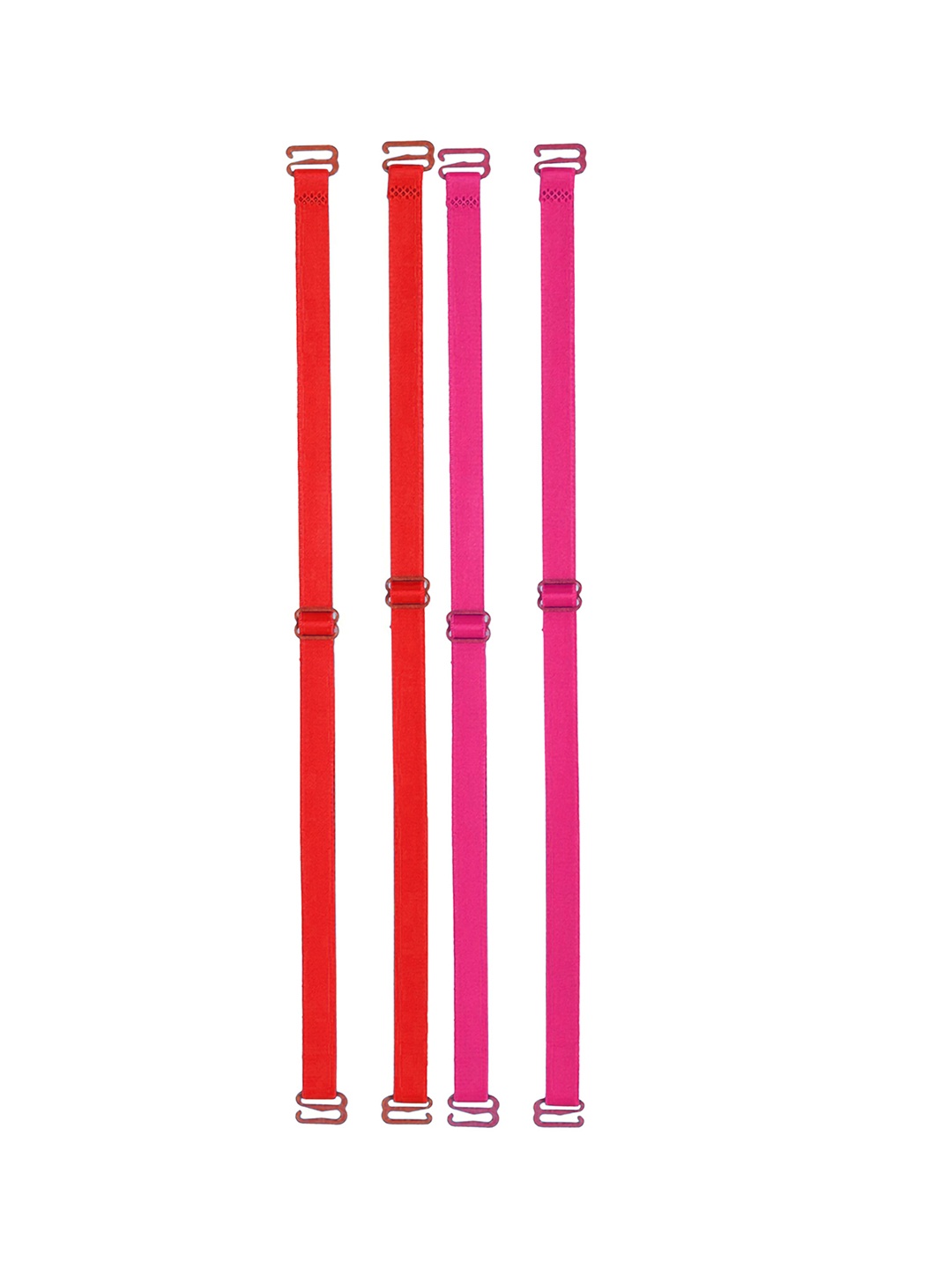 

AROUSY Set Of 2 All Day Comfort Bra Straps & Extenders Lingerie Accessories, Red