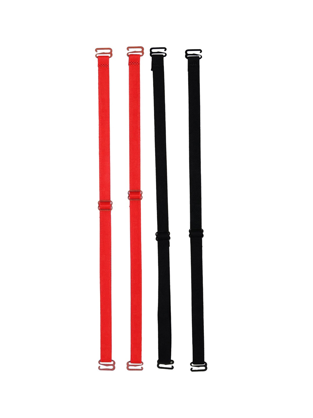 

AROUSY Set of 2 All Day Comfort Bra Straps and Extenders Lingerie accessories, Red