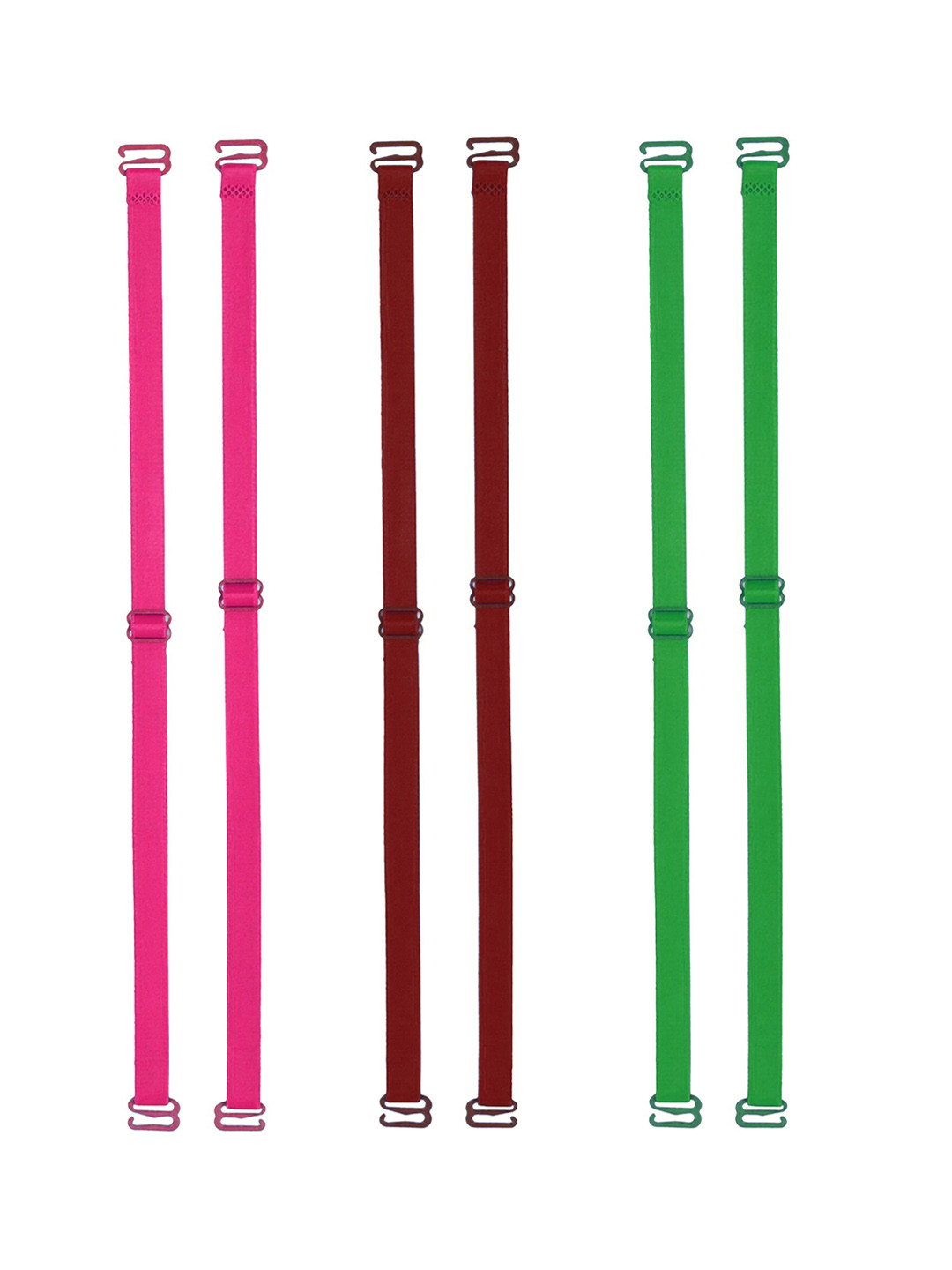 

AROUSY Set of 3 All Day Comfort Bra Straps And Extenders Lingerie accessories, Pink