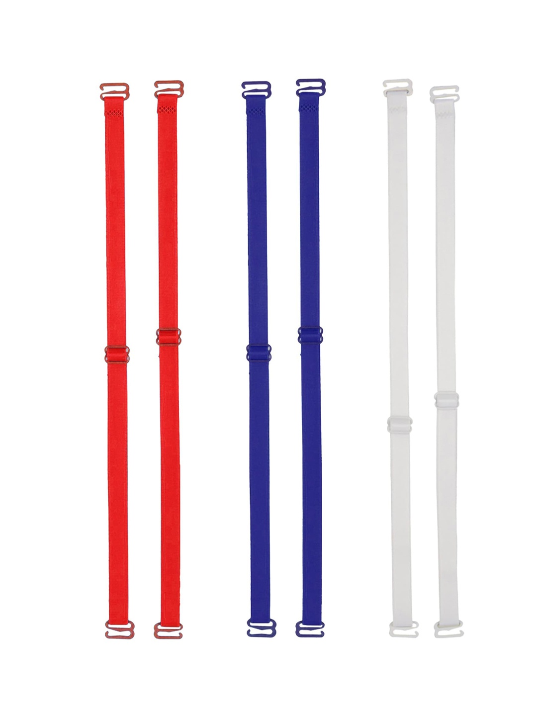 AROUSY Set of 3 All Day Comfort Bra Straps And Extenders Lingerie accessories, Red