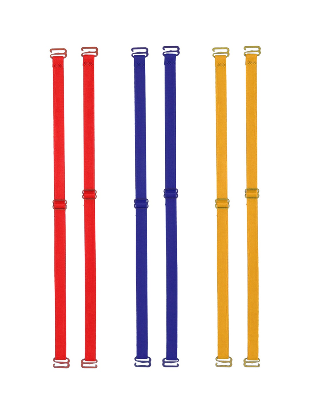 

AROUSY Set of 3 Lightweight Adjustable Bra Straps with All Day Comfort, Red
