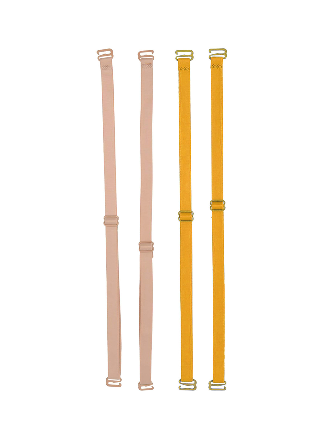 

AROUSY Set of 2 Adjustable Bra Straps With All Day Comfort, Yellow