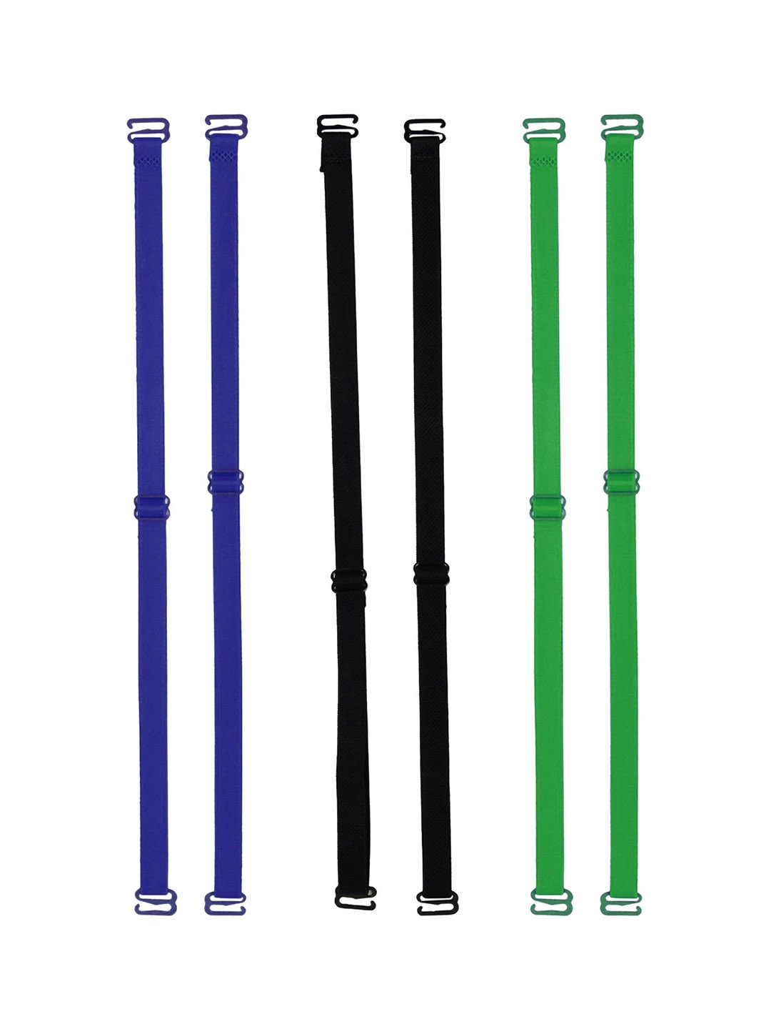 

AROUSY Set of 3 All Day Comfort Bra Straps and Extenders Lingerie accessories, Blue