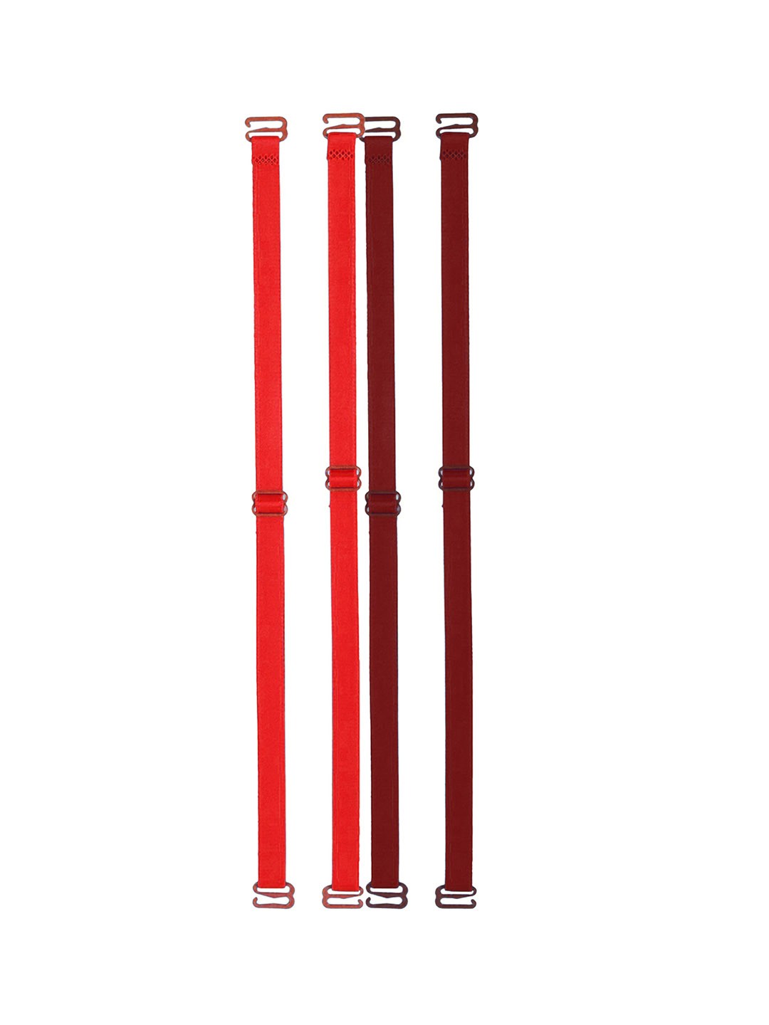 

AROUSY Set of 2 All Day Comfort Bra Straps and Extenders Lingerie Accessories, Red