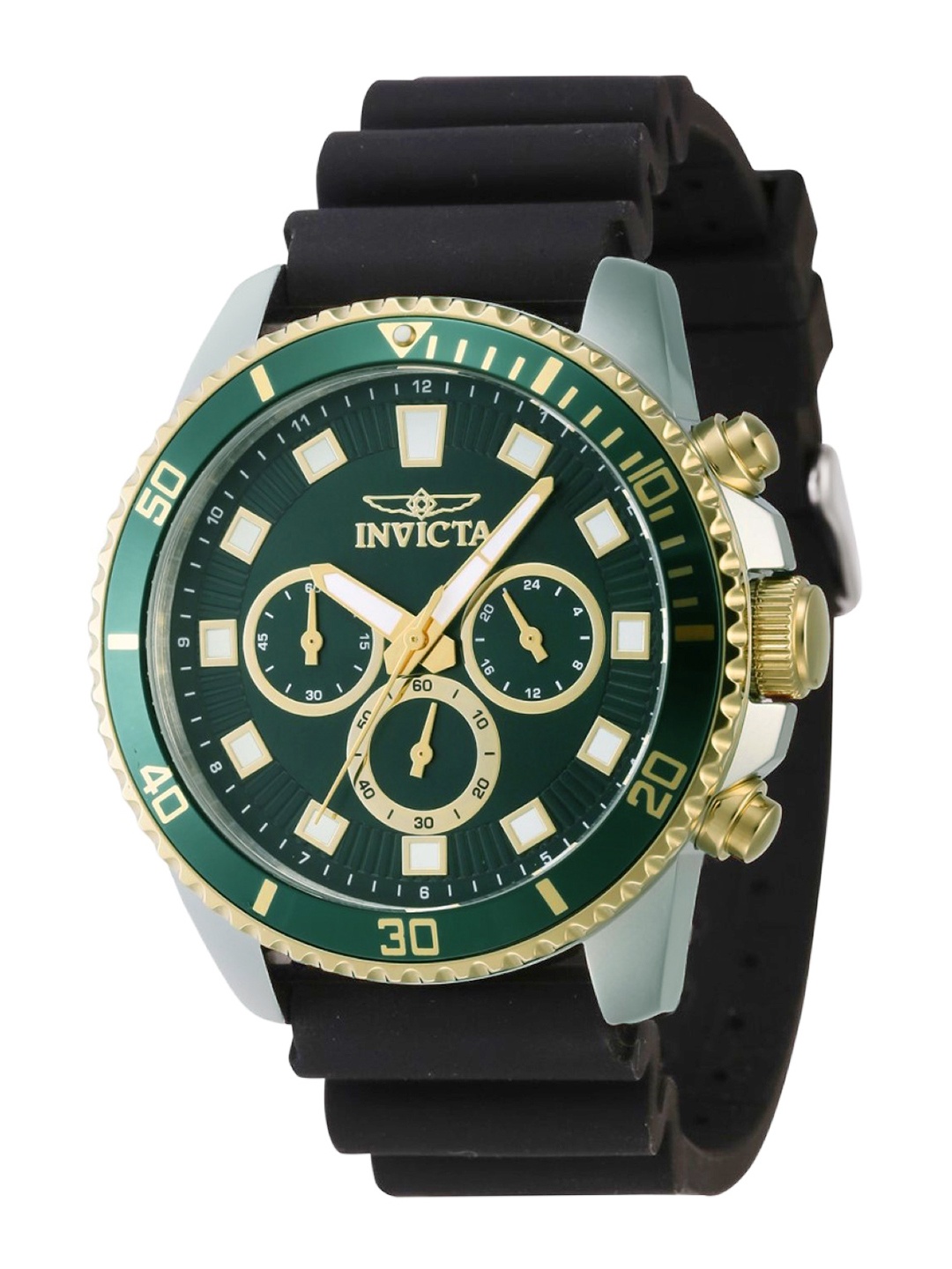 

Invicta Men Pro Diver Chronograph Green Dial Quartz Analog Watch 46127