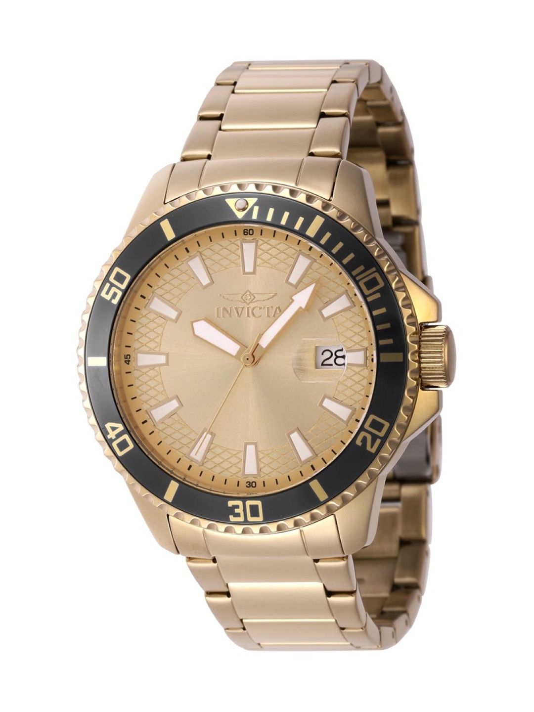 

Invicta Men Pro Diver Quartz Analog Watch 46140, Gold