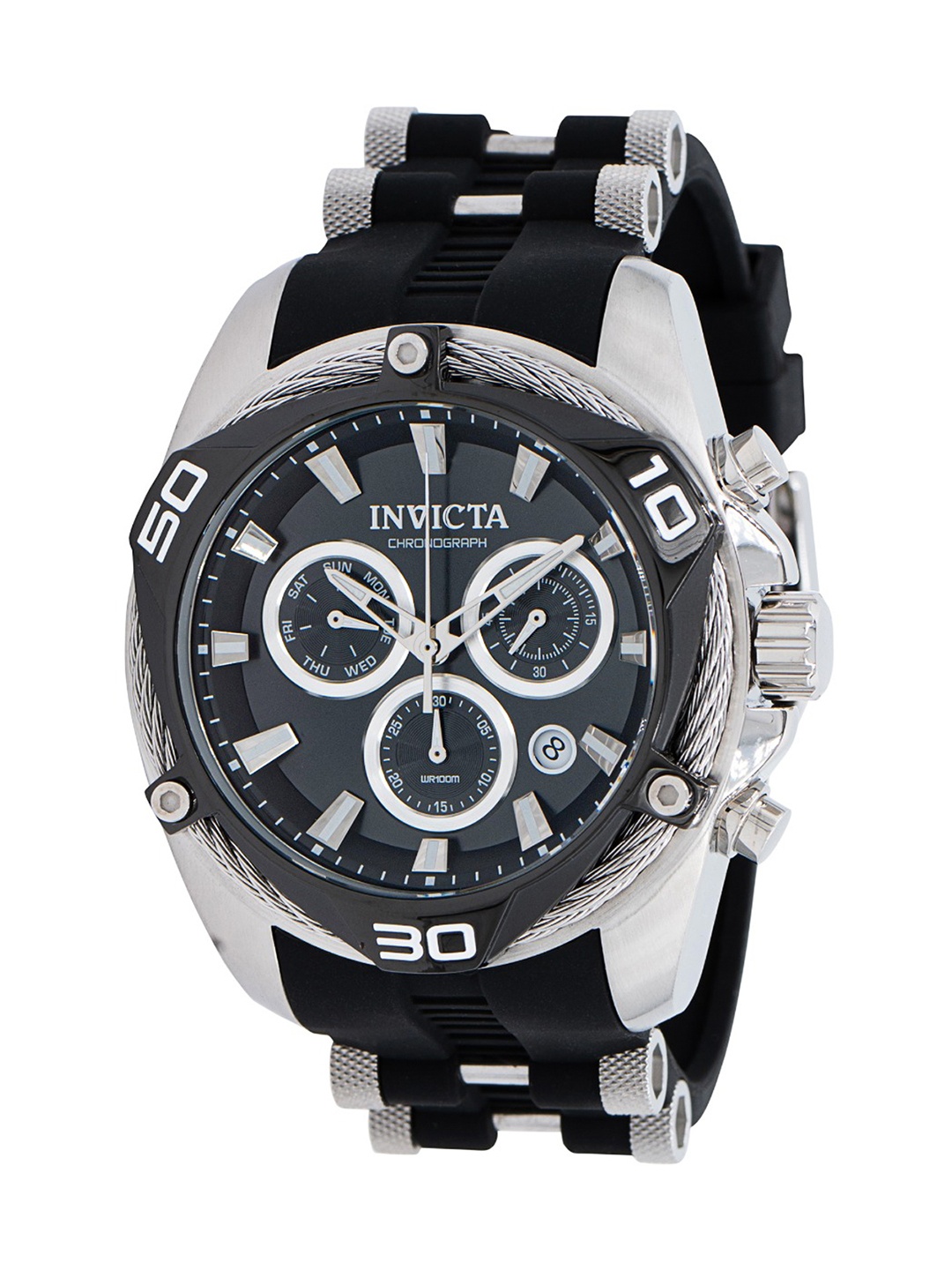 

Invicta Men Bolt Chronograph Black Dial Quartz Analog Watch 39728