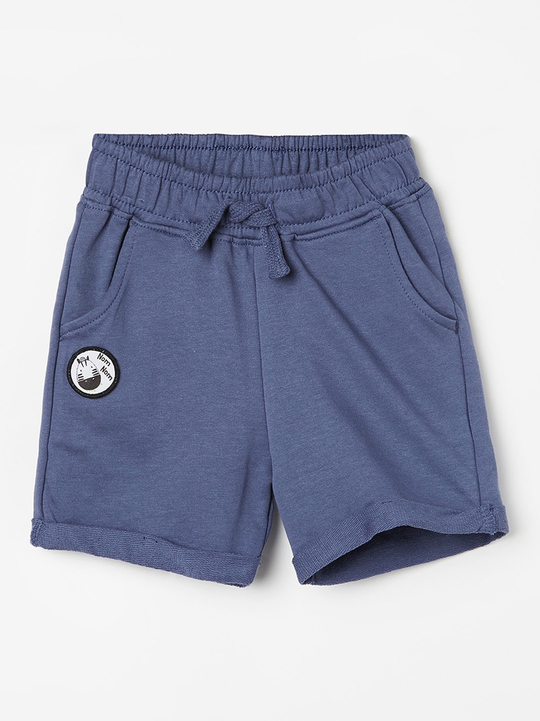

Juniors by Lifestyle Boys Mid Rise Pure Cotton Shorts, Blue