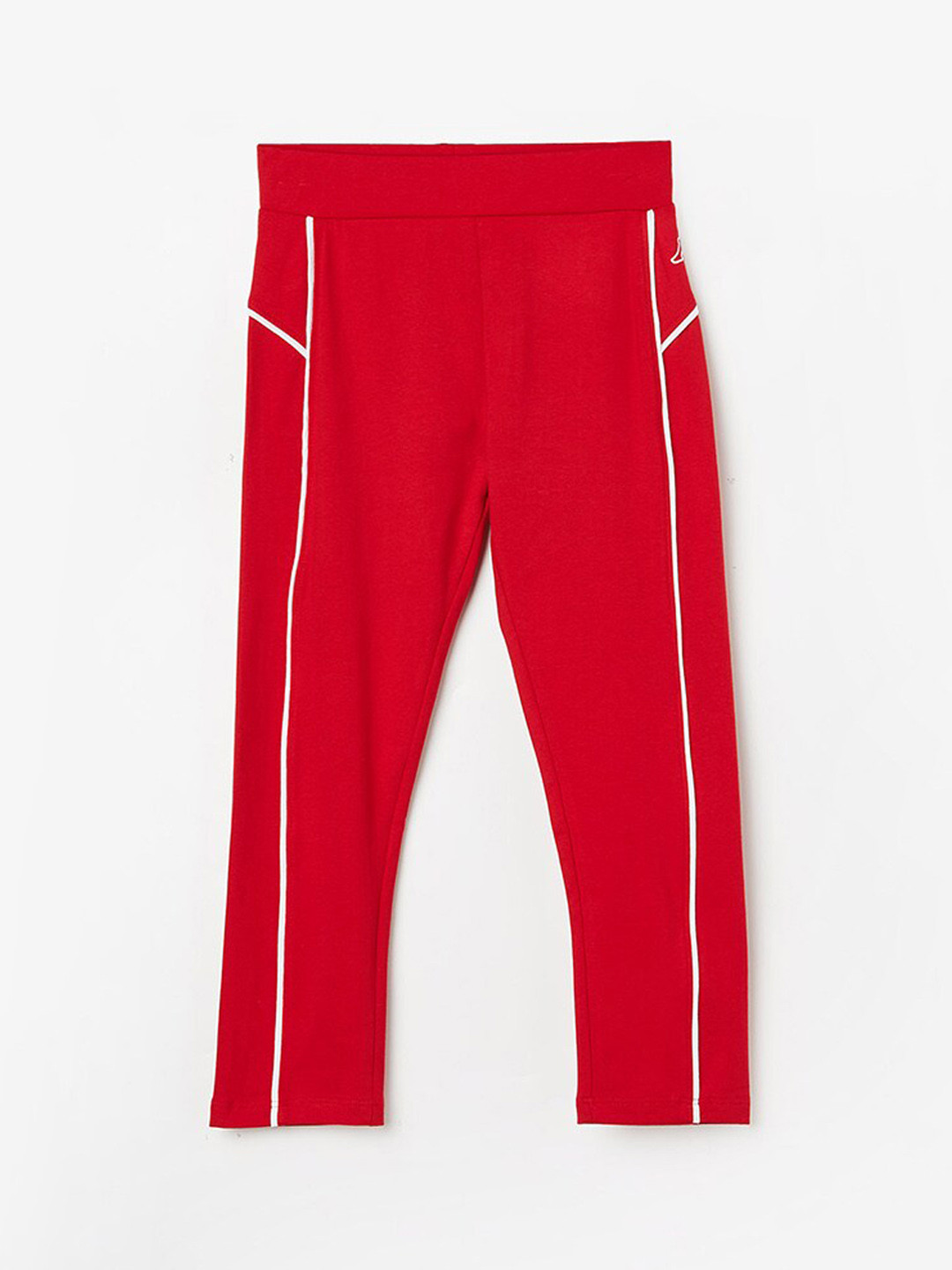 

Kappa Girls Cotton Churidar-Length Legging, Red