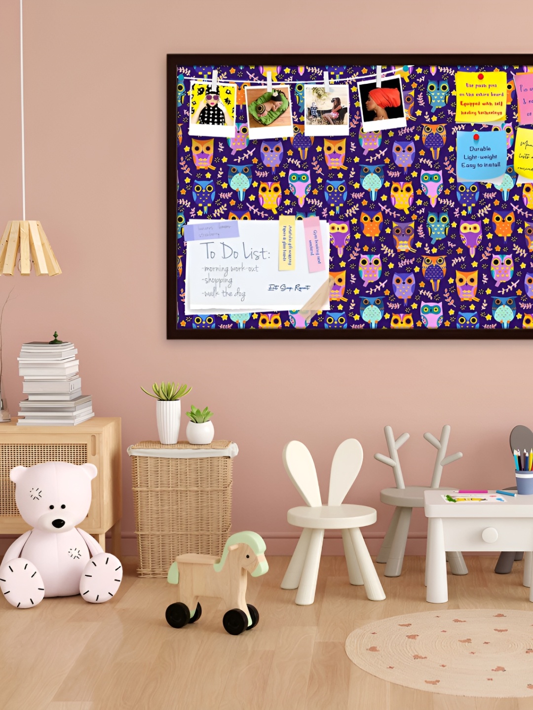 

ArtzFolio Purple Owls Printed Wooden Wall Hanging Decor