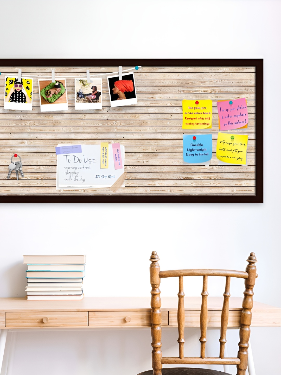

ArtzFolio Brown & Beige Natural Texture Printed Hanging Bulletin Board
