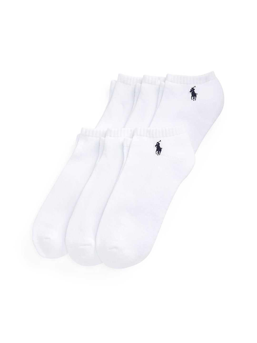

Polo Ralph Lauren Men Pack of 6 Ankle Length Socks, White