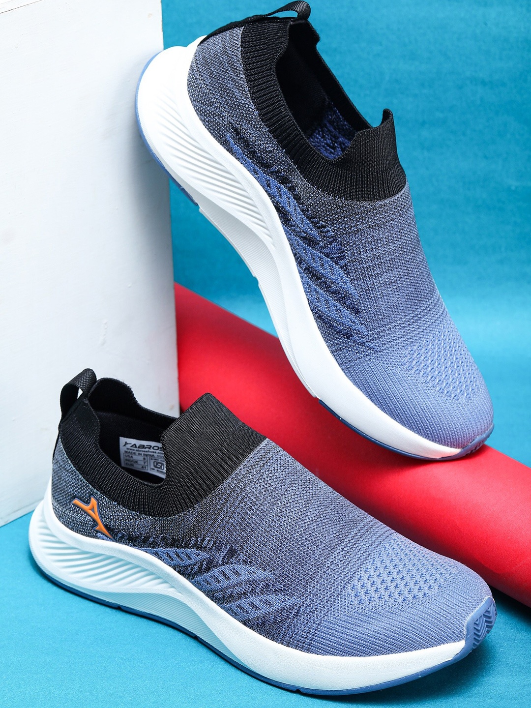 

ABROS Men Mesh Running Shoes, Grey