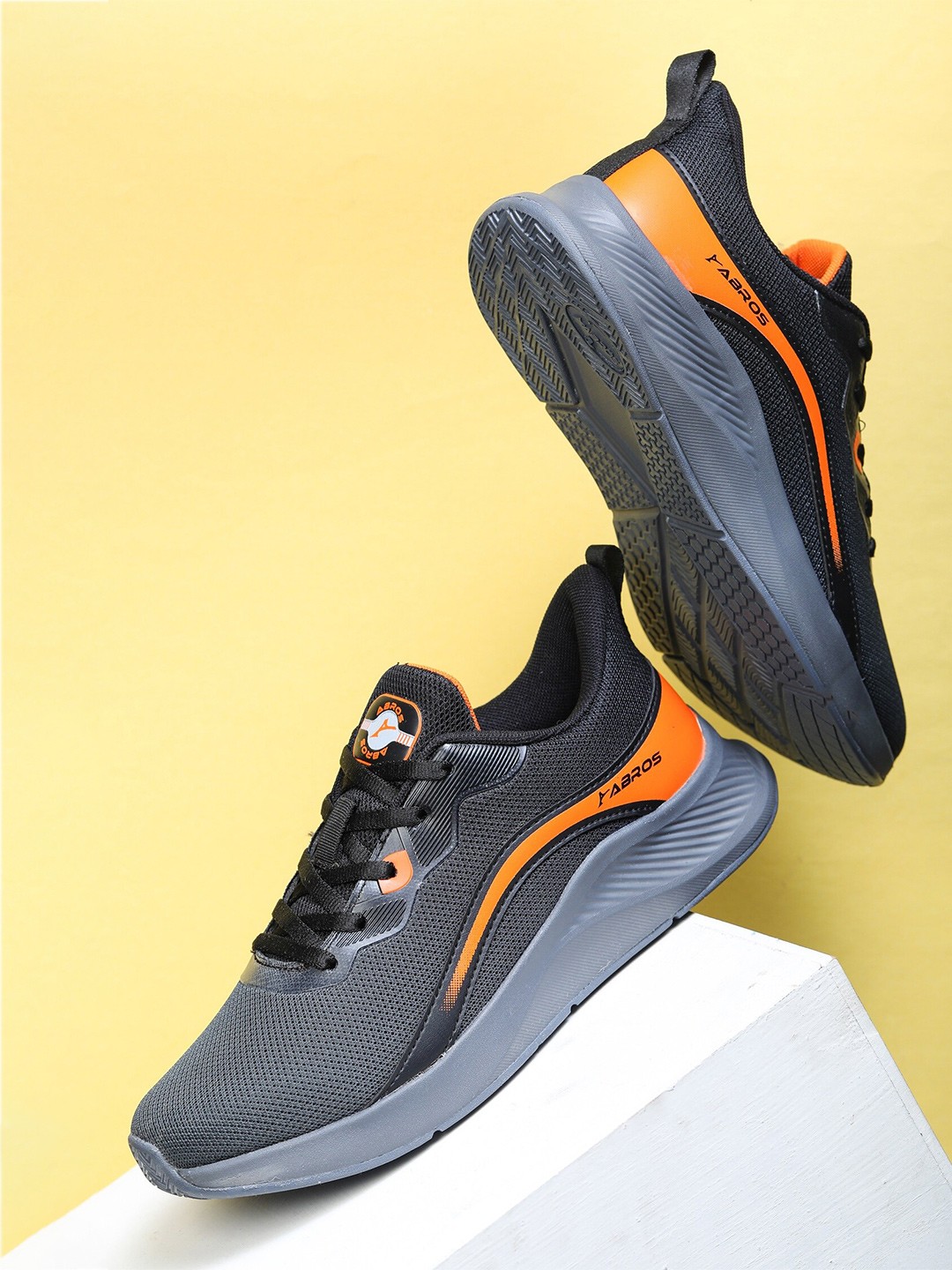 

ABROS Men Air Technology Running Shoes, Grey