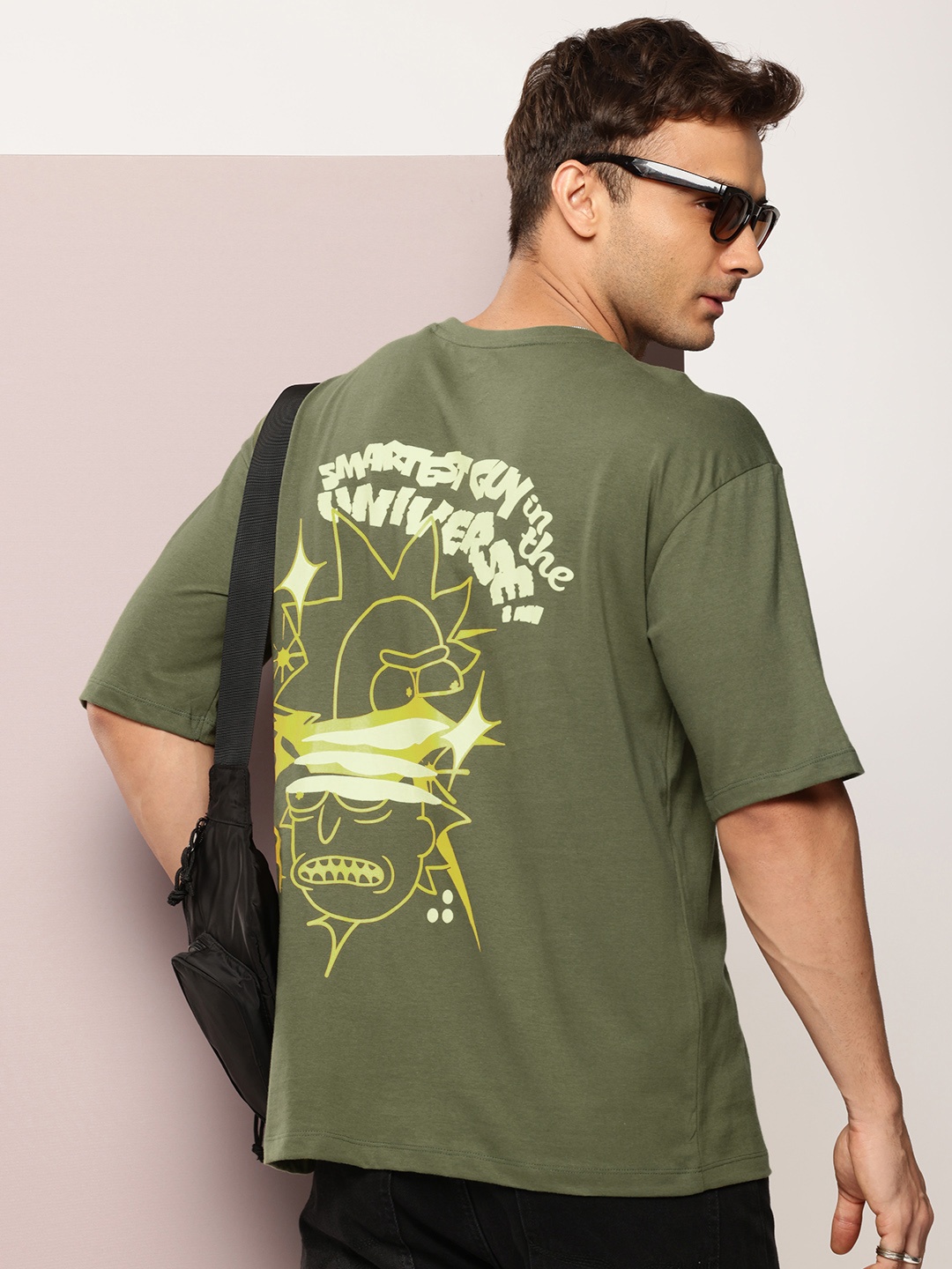 Kook N Keech Printed Drop-Shoulder Sleeves Pure Cotton Oversized T-shirt