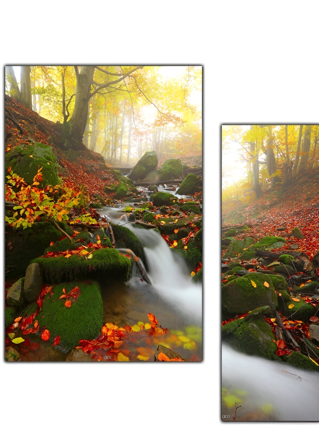 

PnF Red & Yellow 3 Pieces Wooden Floral & Botanical Painting Wall Art