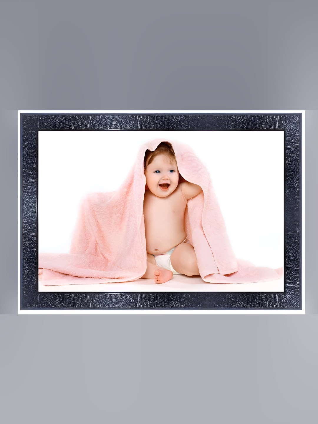 

PnF Black & Pink Wooden Baby Wall Painting