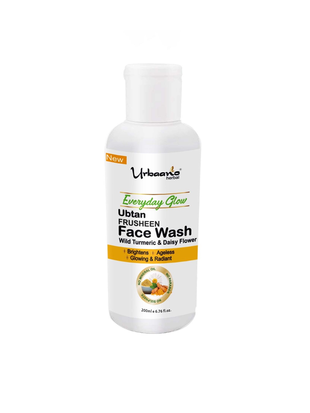 

Urbaano Herbal Frusheen Ubtan Everyday Glow Face Wash - 200ml, Yellow