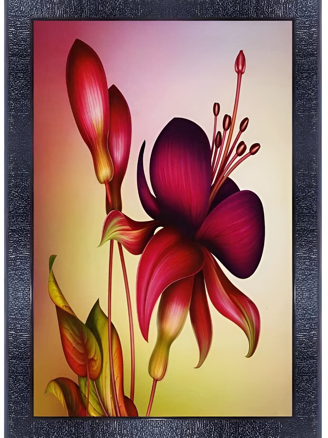 

PnF Black & Red Paper Floral and Botanical Wall Art