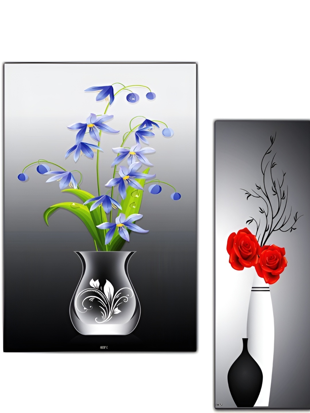 

PnF Grey & Red 3 Piece Wooden Floral and Botanical Wall Art
