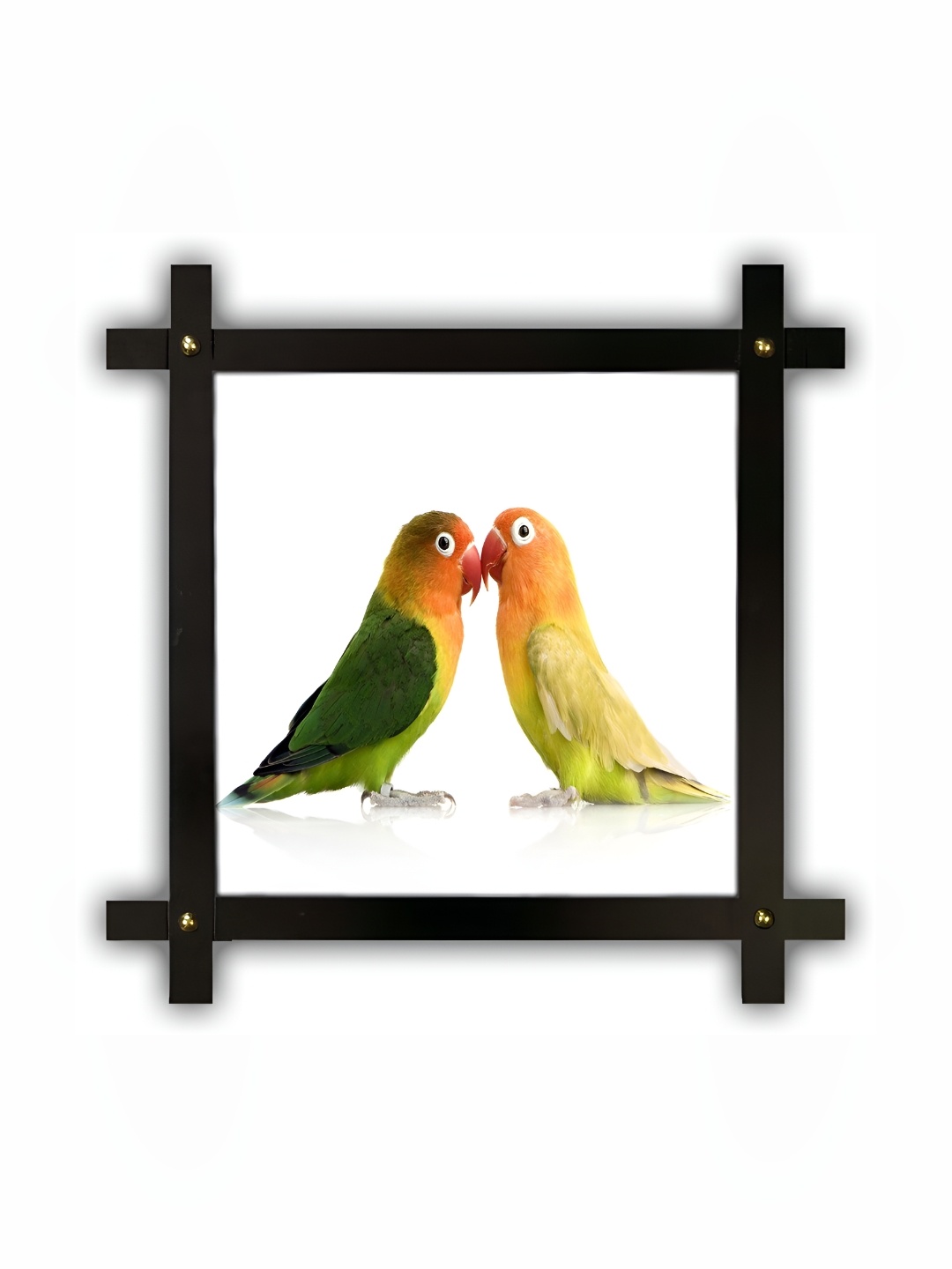 

PnF Black & White Wooden Birds and Animals Wall Paintings