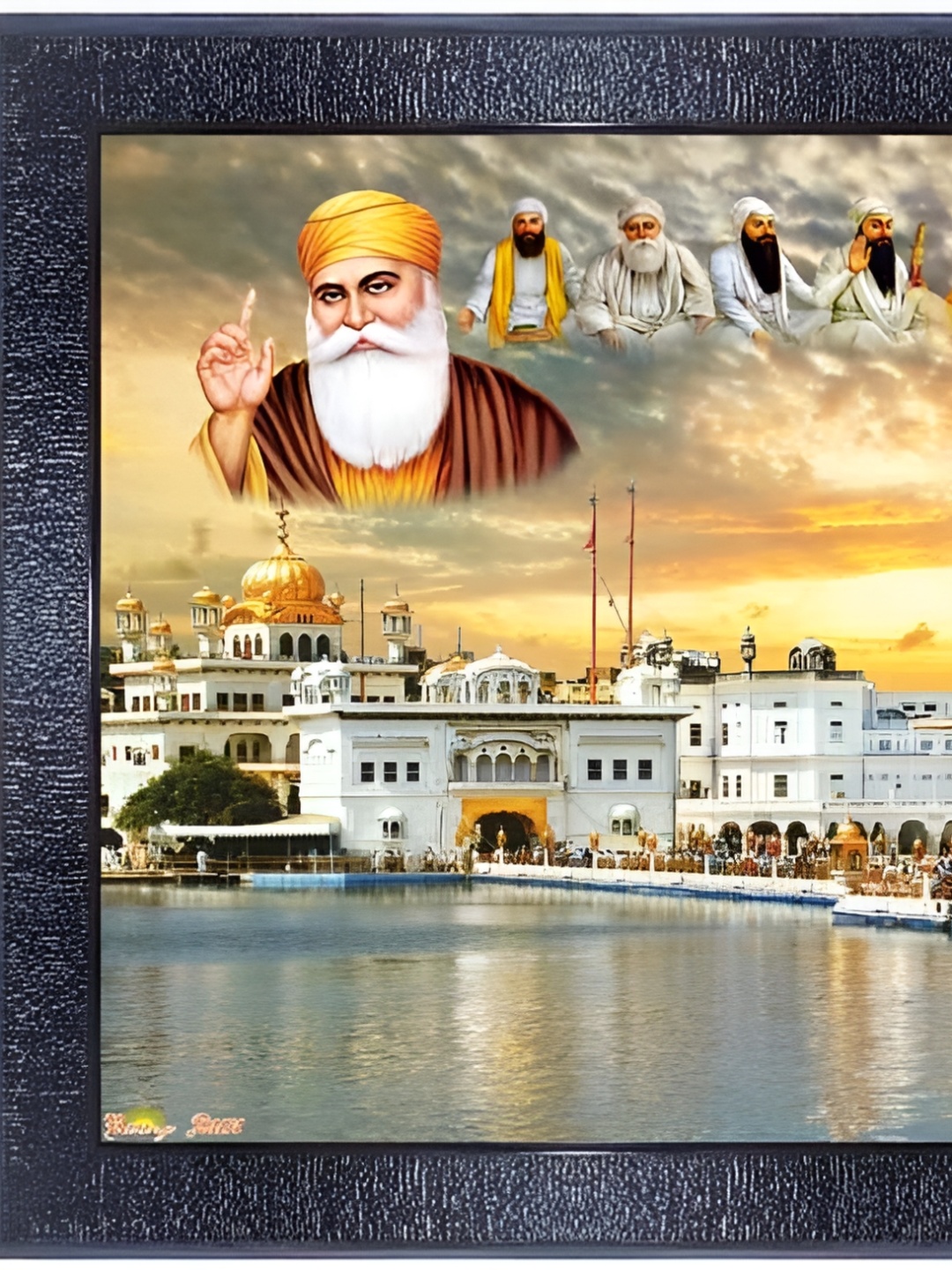 

PnF Black & Green Religious Wall Painting